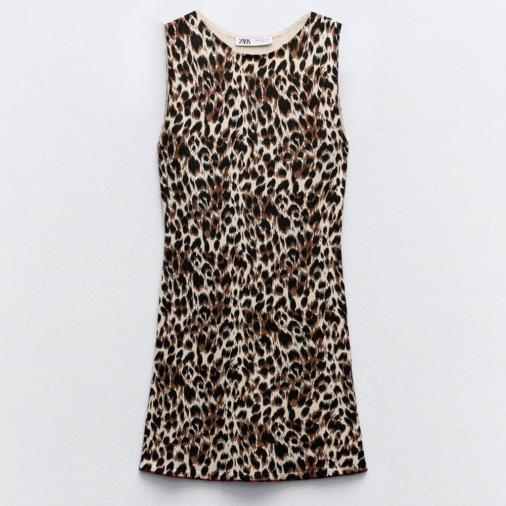 Zara animal print Dress